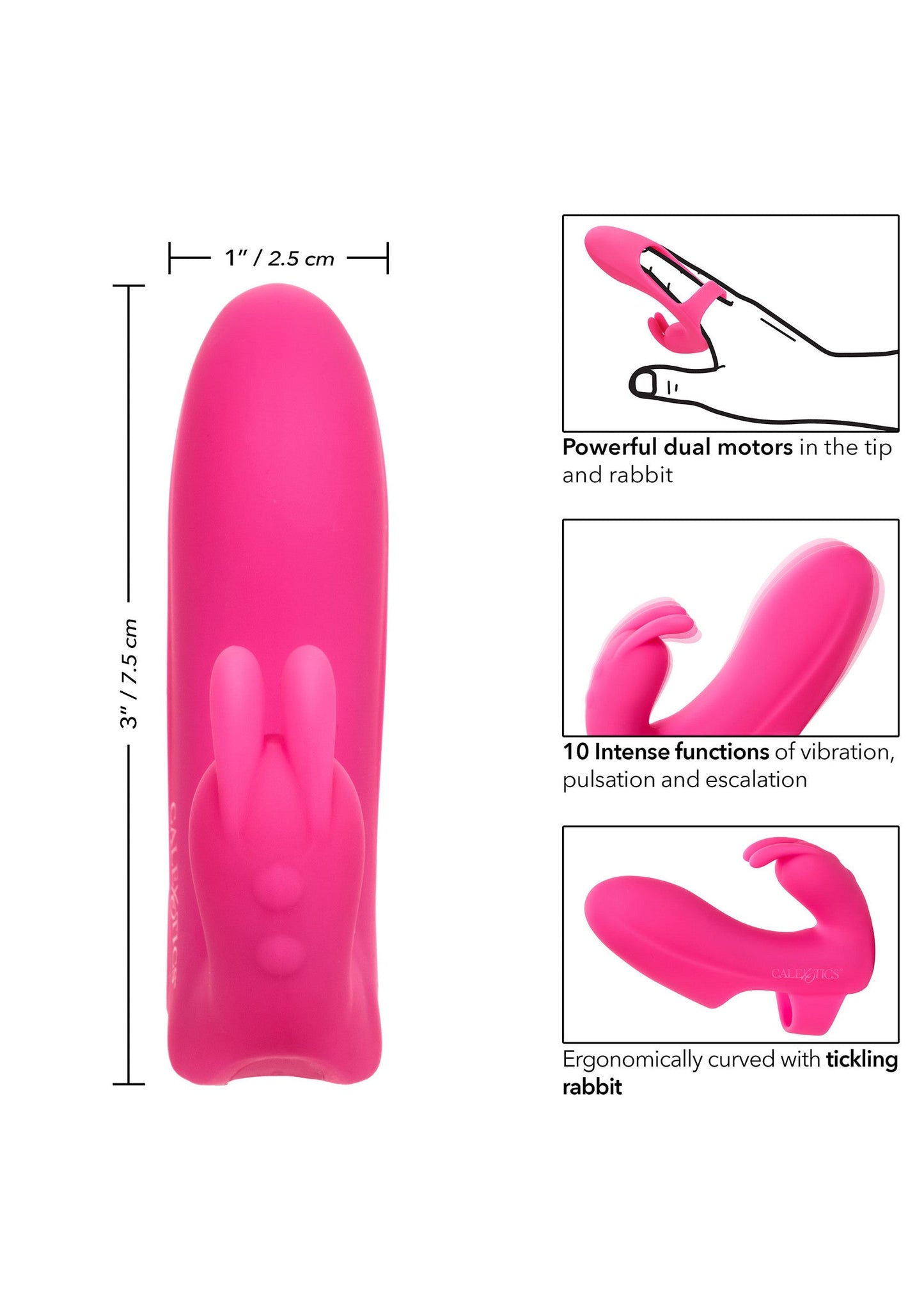 13101 calexotics mini marvels silicone marvelous pleaser