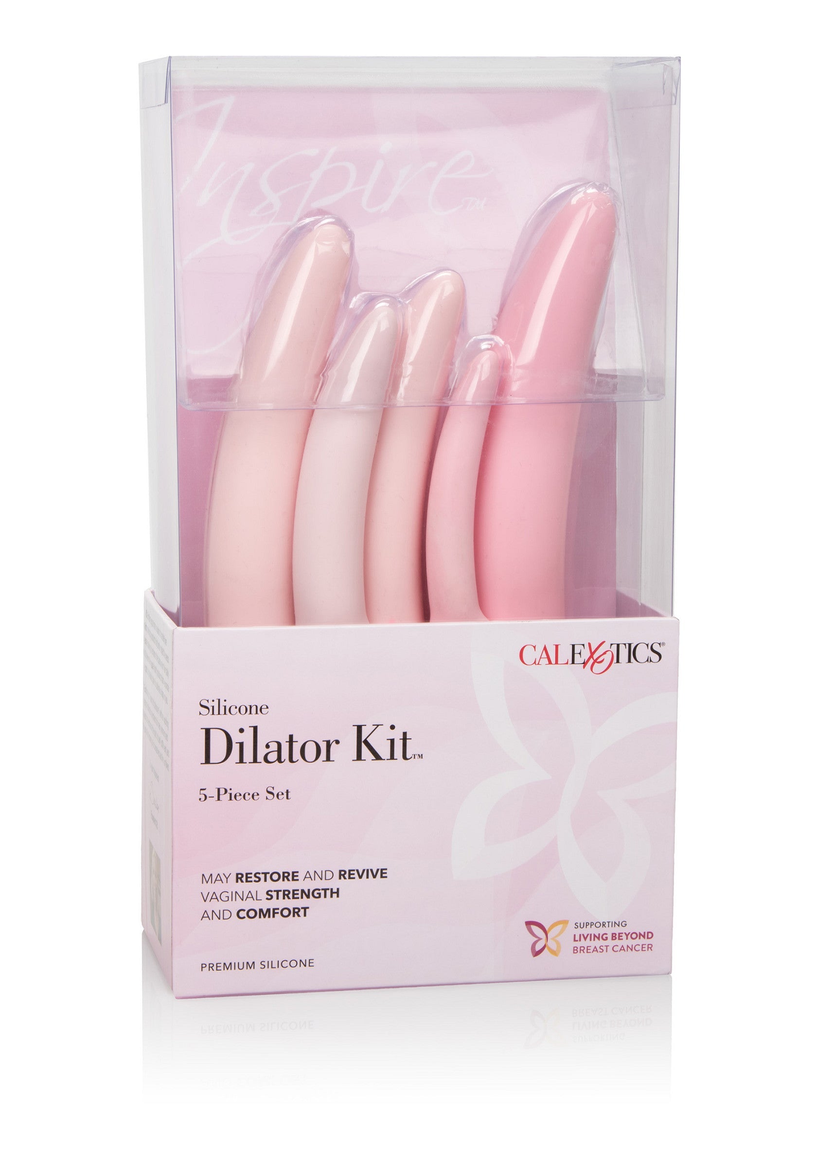 13150 calexotics inspire silicone dilator 5pcs set