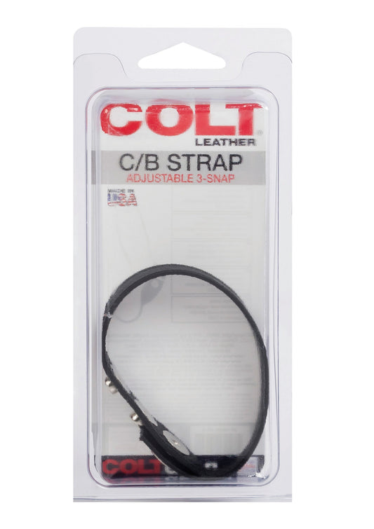 13266 calexotics colt gear colt leather cb strap 3 snap