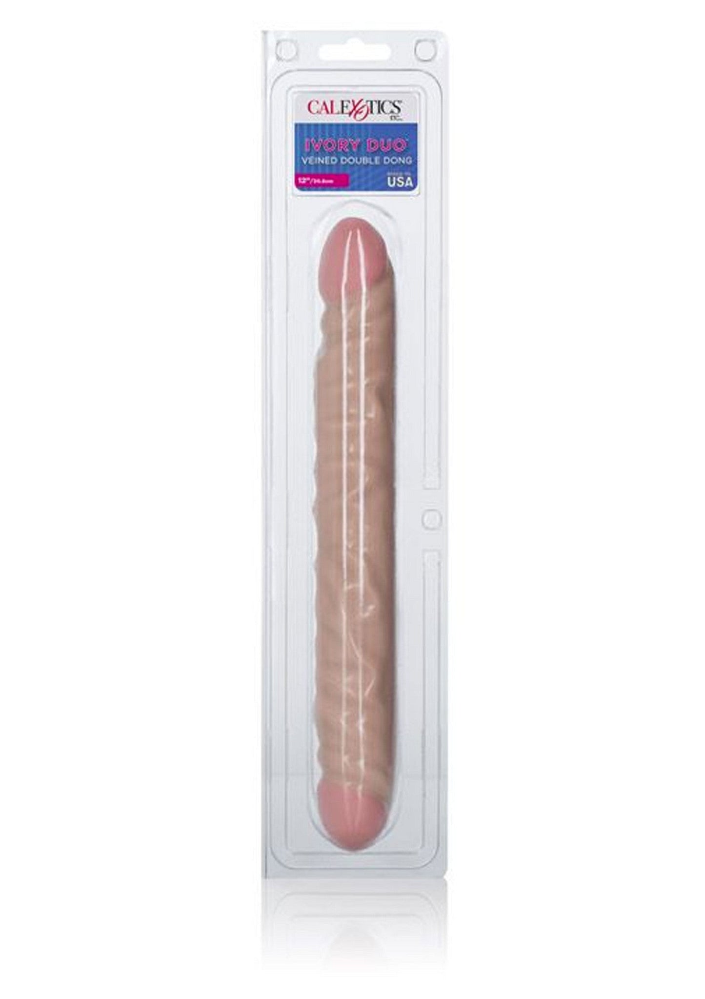 13308 calexotics lifelike dongs veined double dong 12 inch