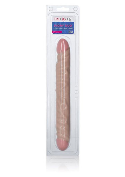 13308 calexotics lifelike dongs veined double dong 12 inch