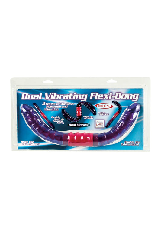 13329 calexotics playful dongs dual vibrating flexi dong