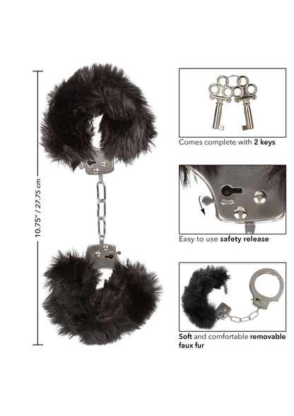 13376 calexotics ultra fluffy furry cuffs