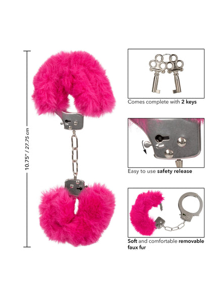 13376 calexotics ultra fluffy furry cuffs