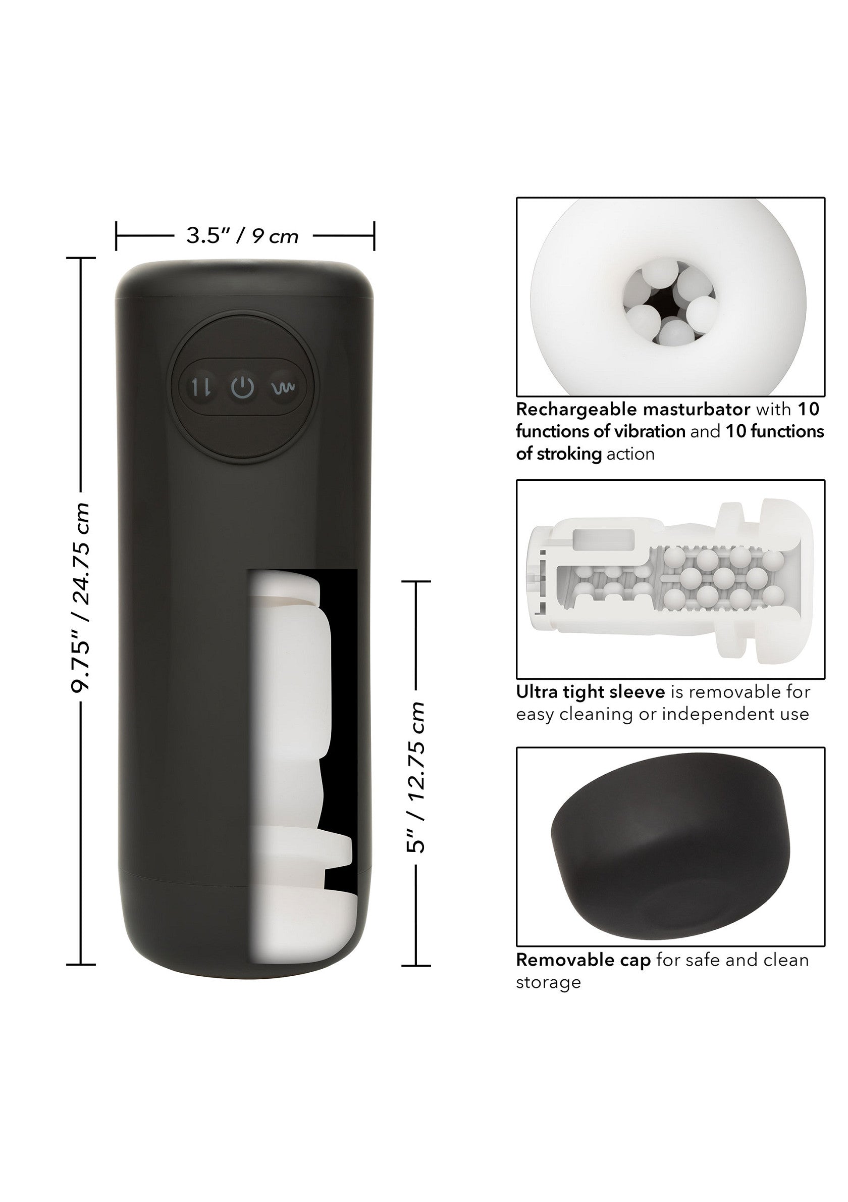 13386 calexotics optimum power vibrating thrusting stroker