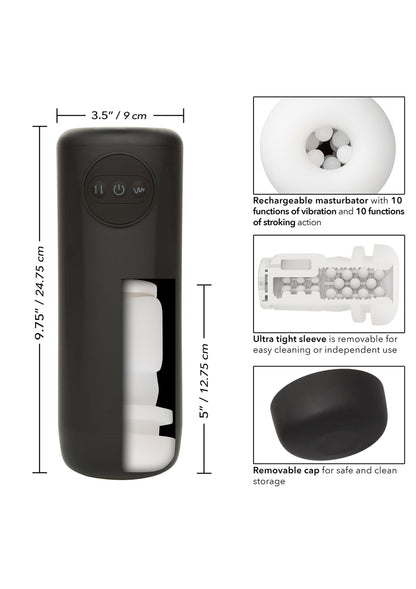 13386 calexotics optimum power vibrating thrusting stroker