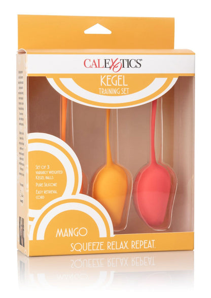 13474 calexotics kegel exercisers kegel training set mango