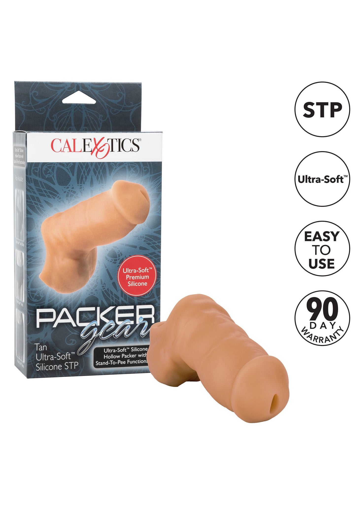 13489 calexotics packer gear soft silicone stand to pee