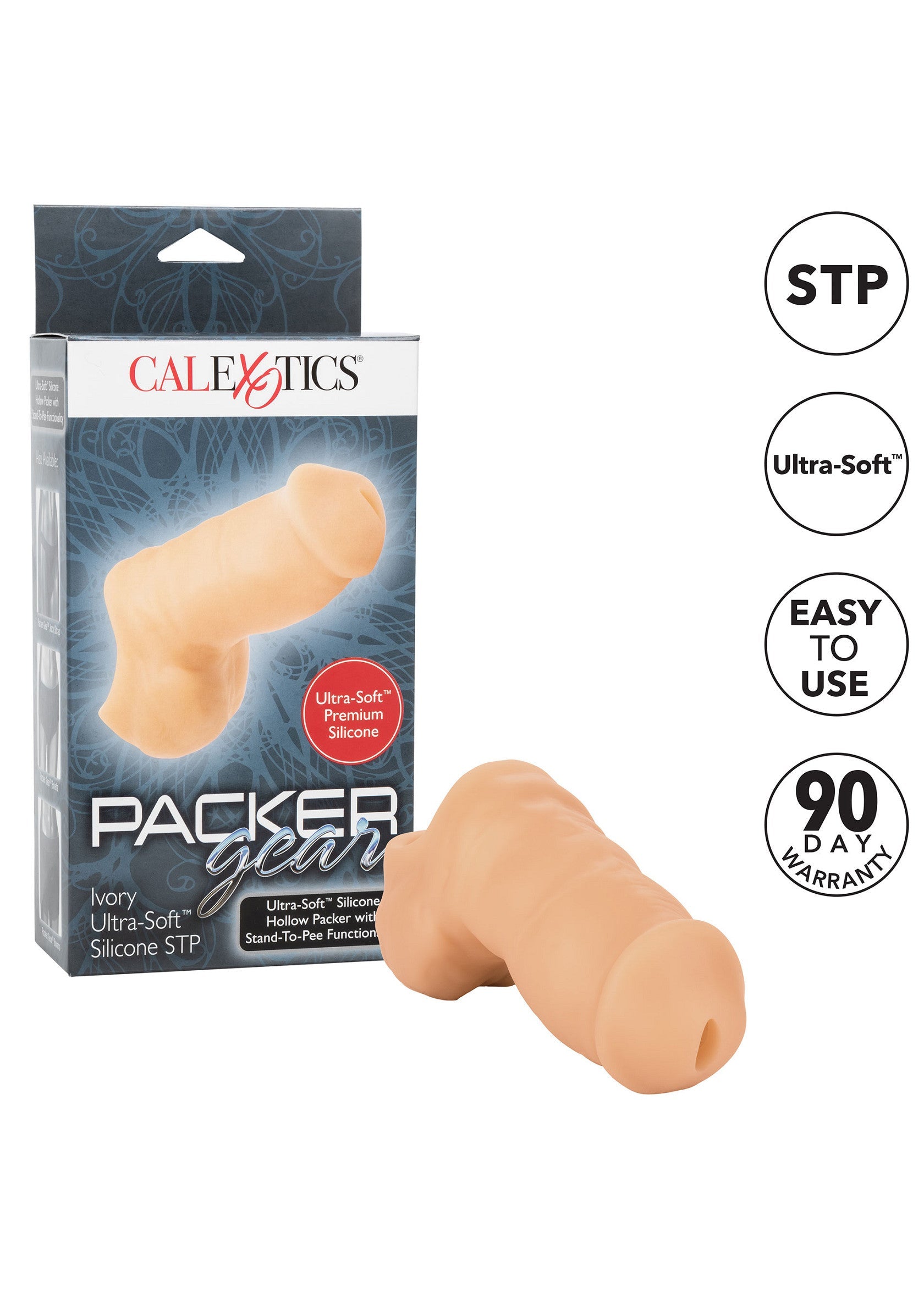 13489 calexotics packer gear soft silicone stand to pee