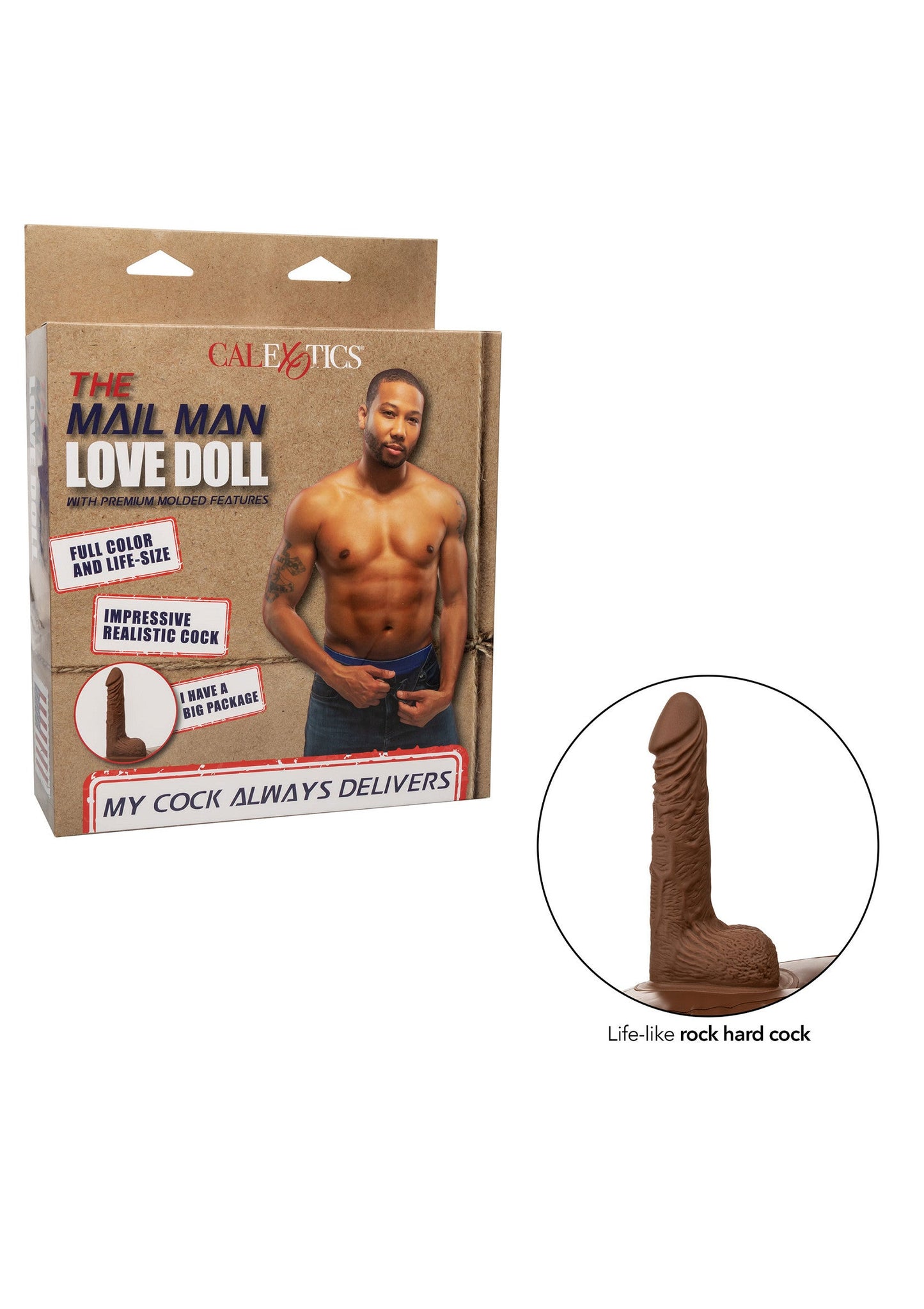 13533 calexotics love dolls the mail man love doll