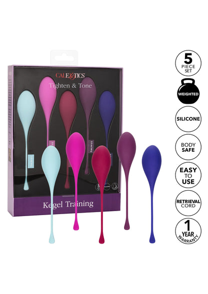 13538 calexotics kegel exercisers kegel training 5 pcs