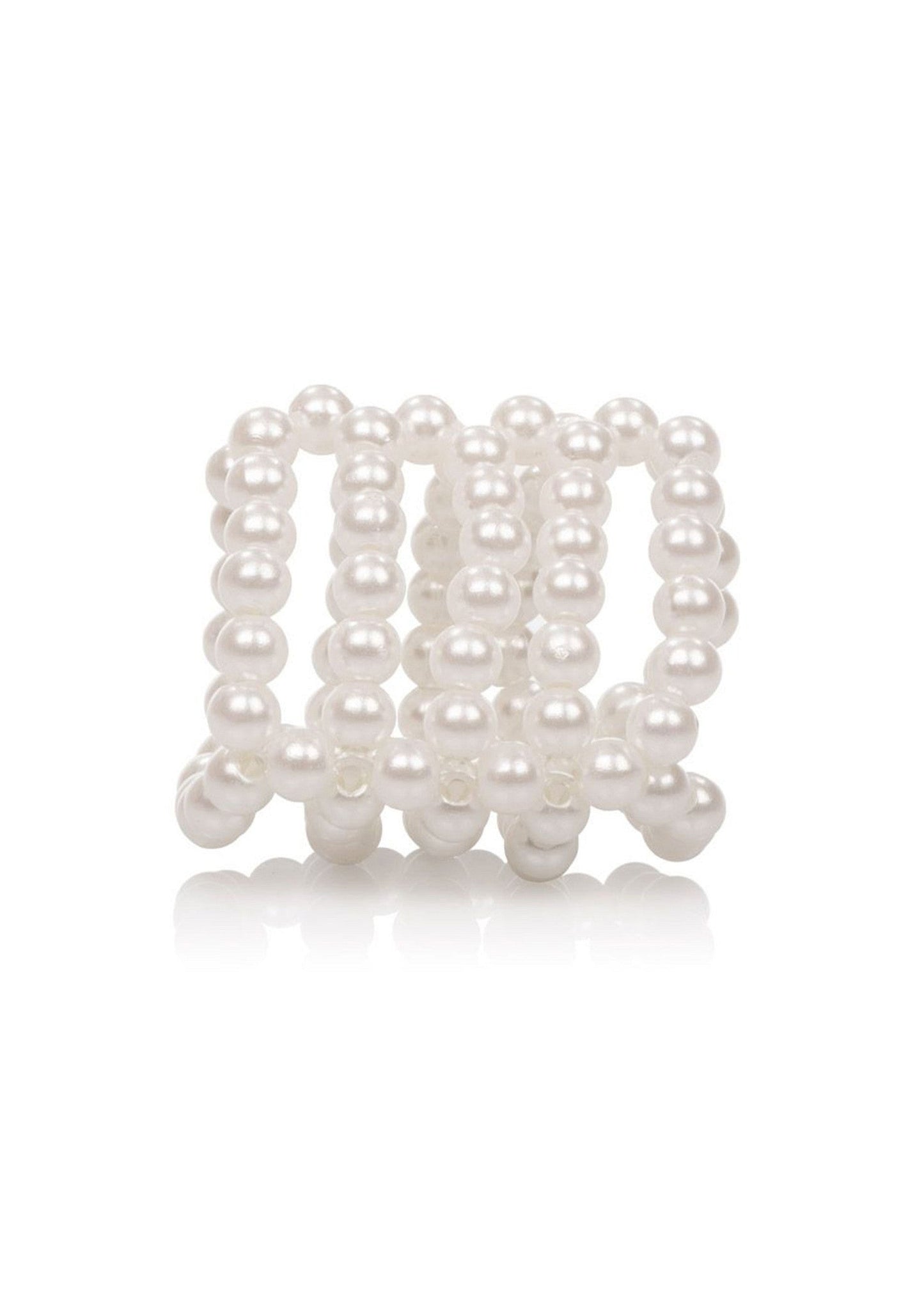 13638 calexotics basic essentials pearl stroker beads small