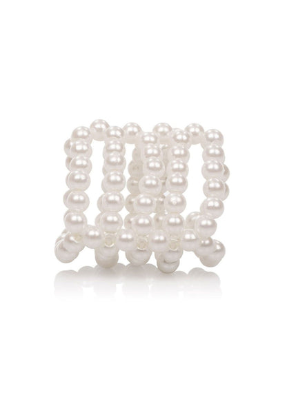 13638 calexotics basic essentials pearl stroker beads small