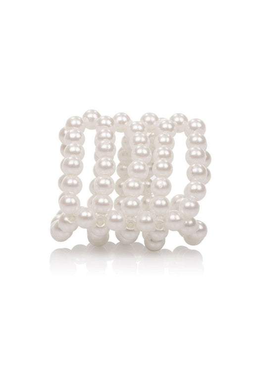 13638 calexotics basic essentials pearl stroker beads small