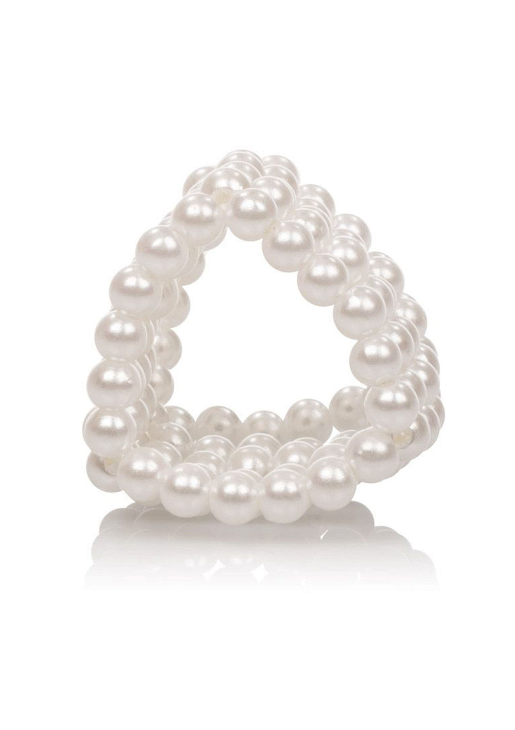 13638 calexotics basic essentials pearl stroker beads small