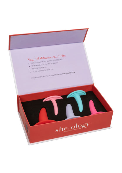 14060 calexotics she ology 5pc wearable dilator set
