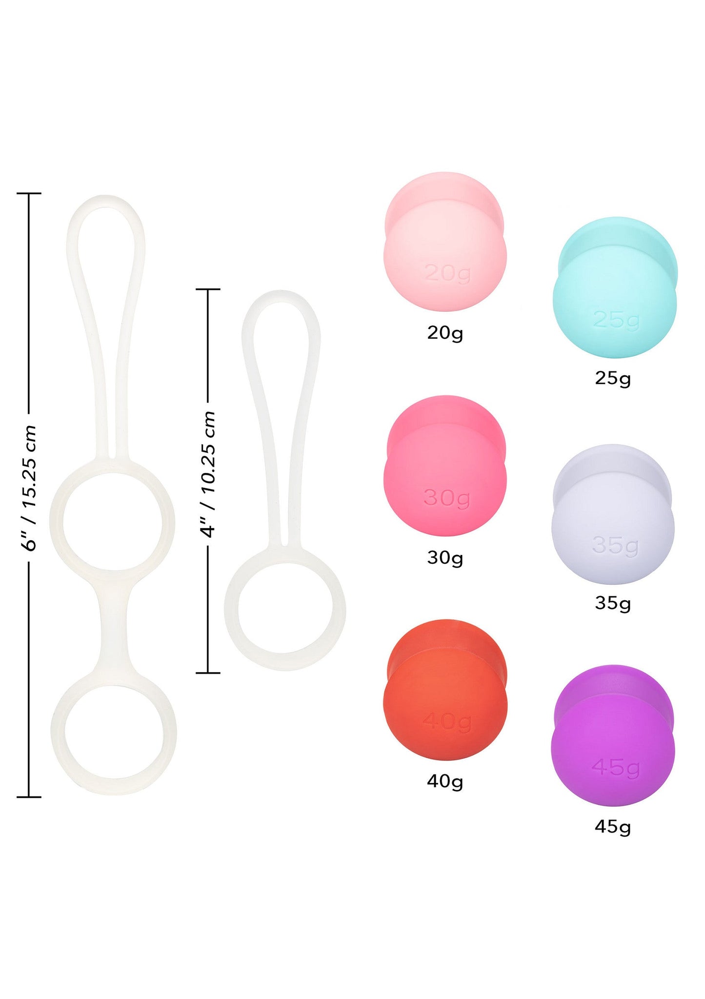 14061 calexotics she ology interchangeable kegel set