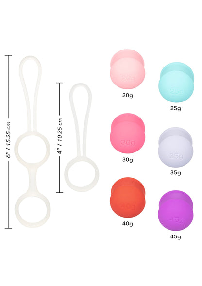 14061 calexotics she ology interchangeable kegel set