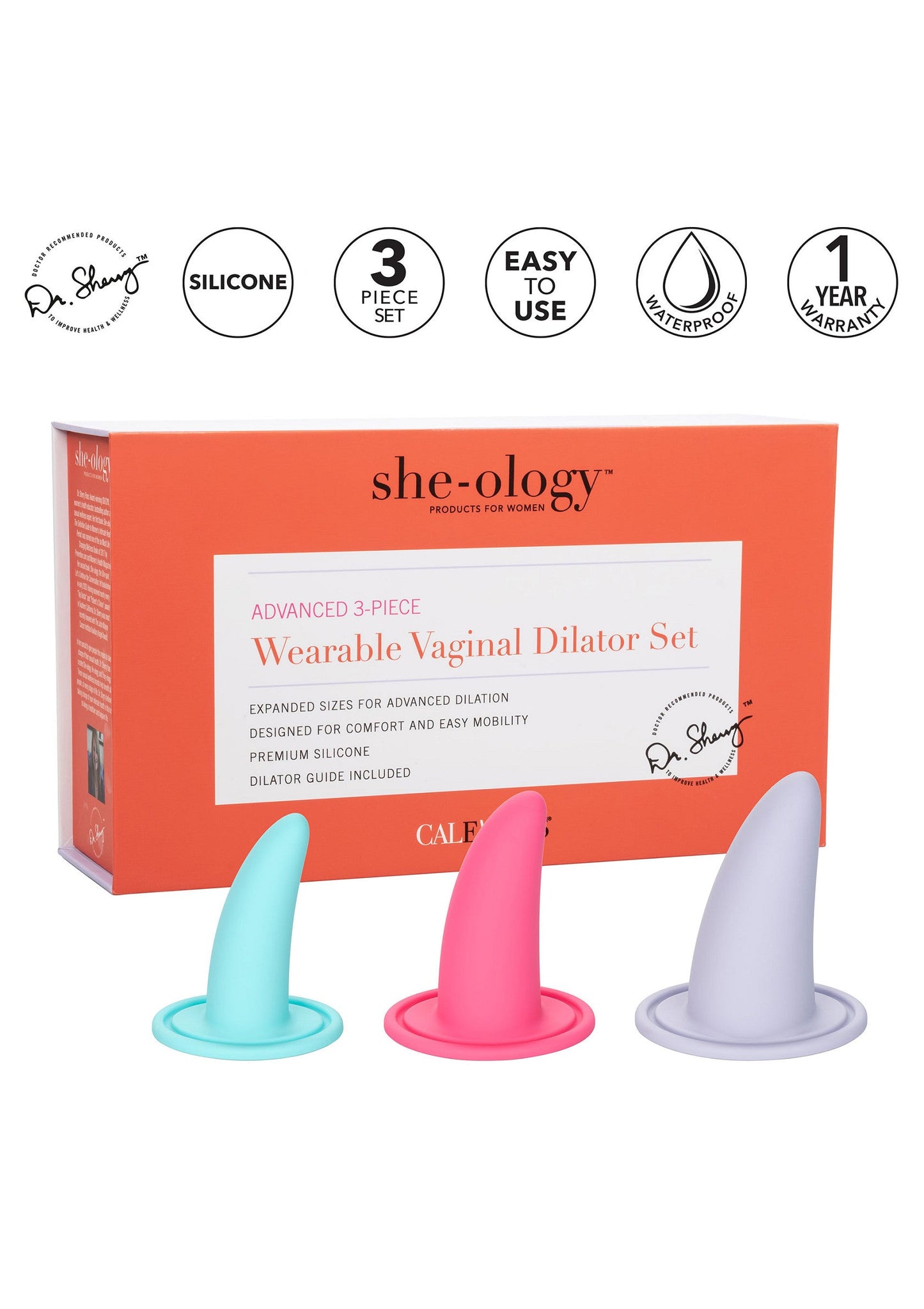 14062 calexotics she ology advanced wearable dilator set
