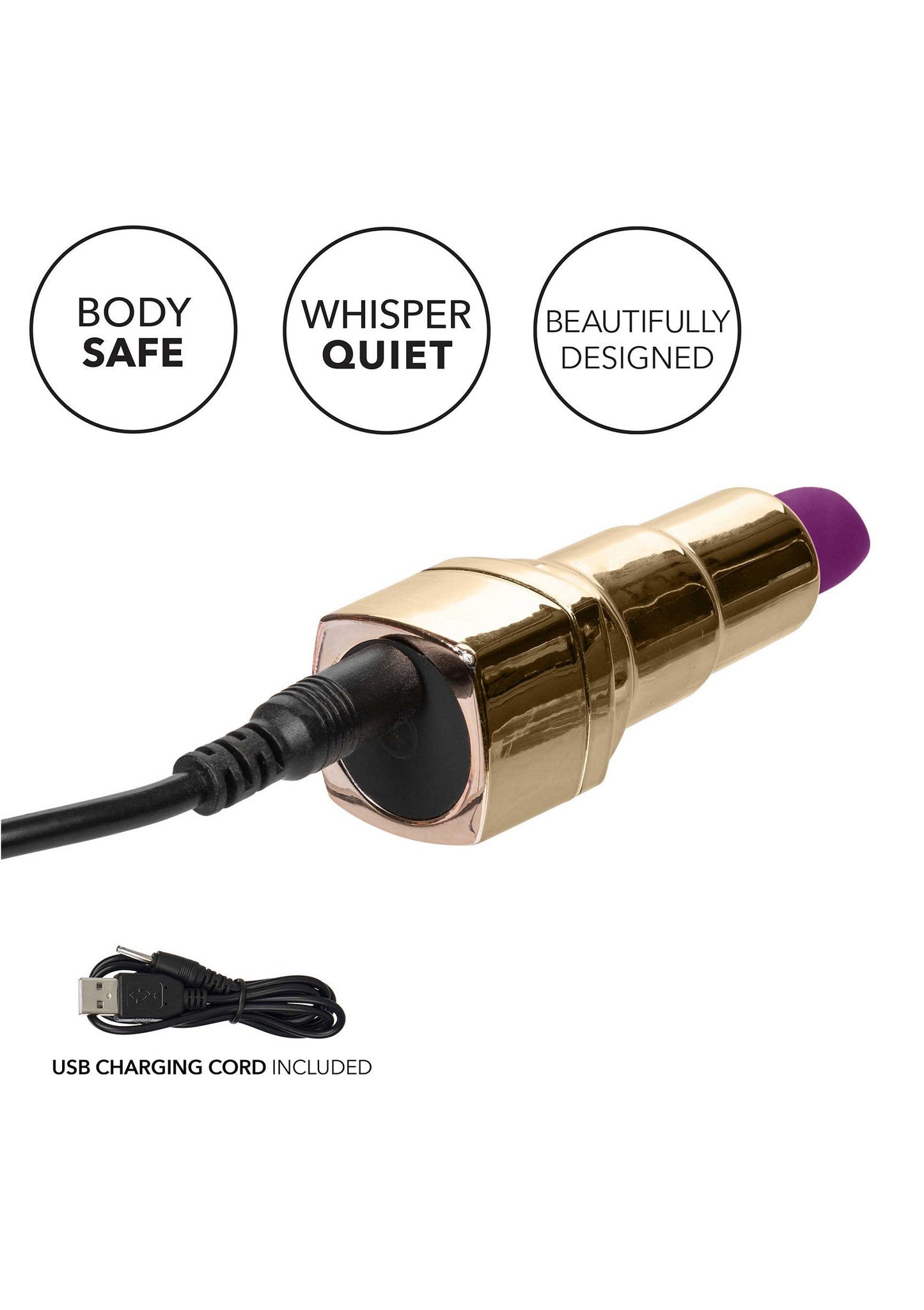14176 calexotics naughty bits bad bitch lipstick vibrator