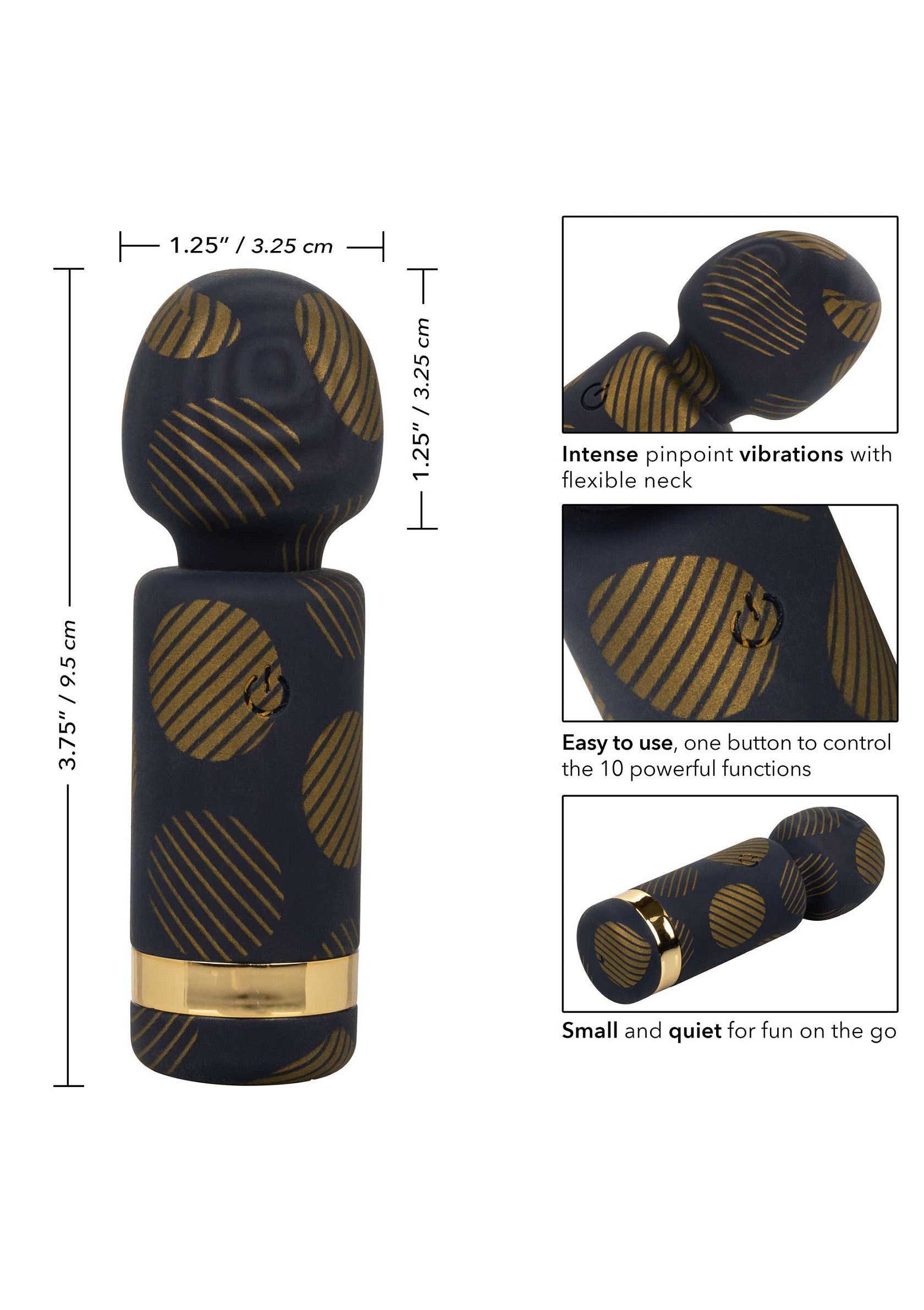 14177 calexotics naughty bits lit clit teeny weenie wand