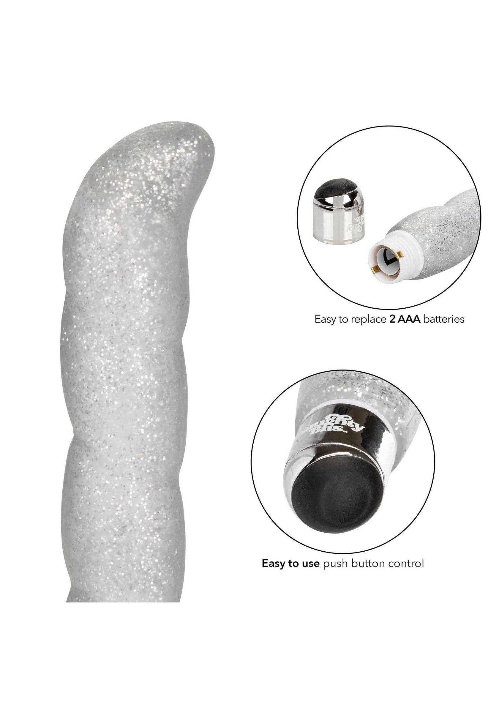 14183 calexotics naughty bits screwnicorn g spot vibrator