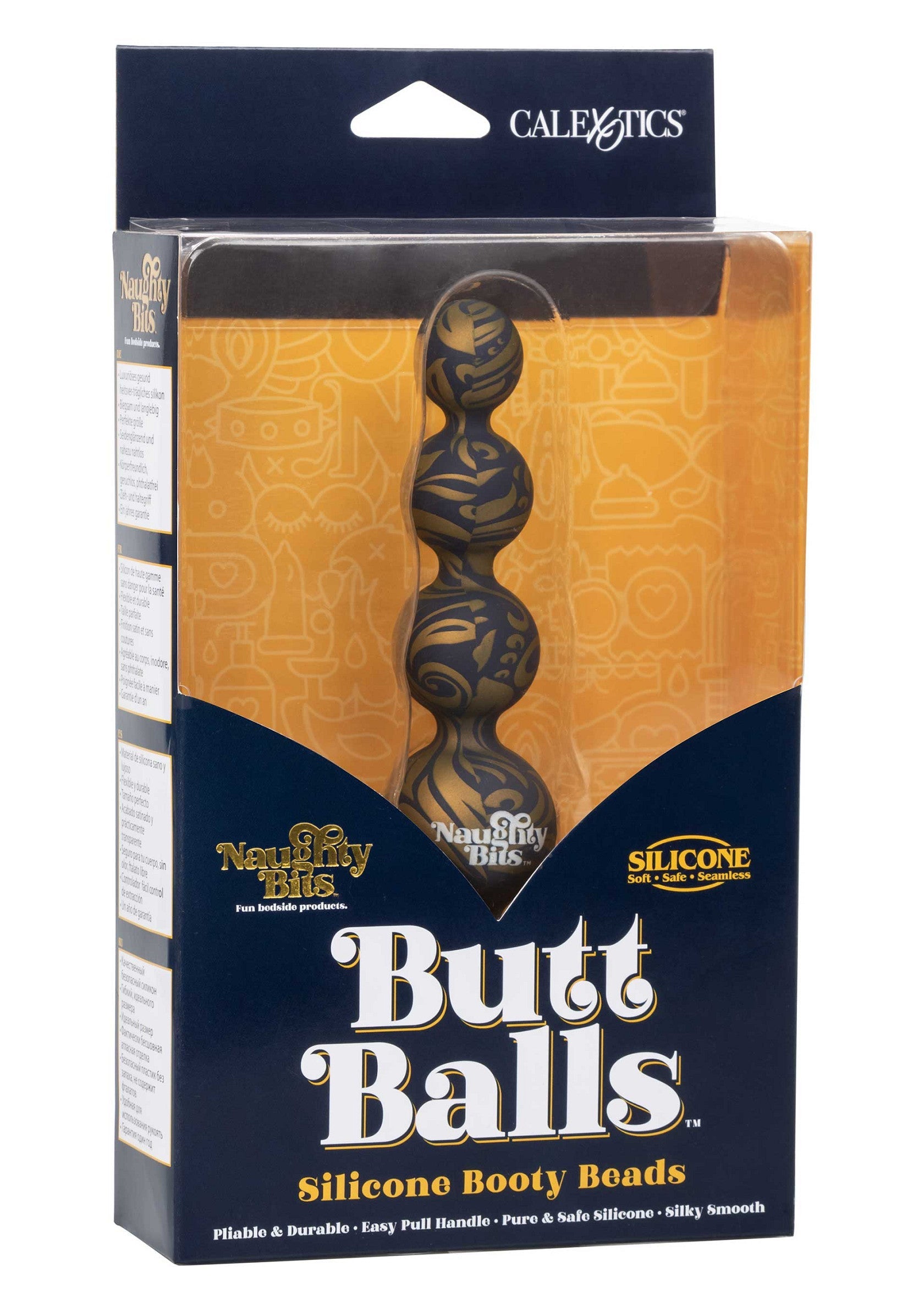 14186 calexotics naughty bits butt balls booty beads