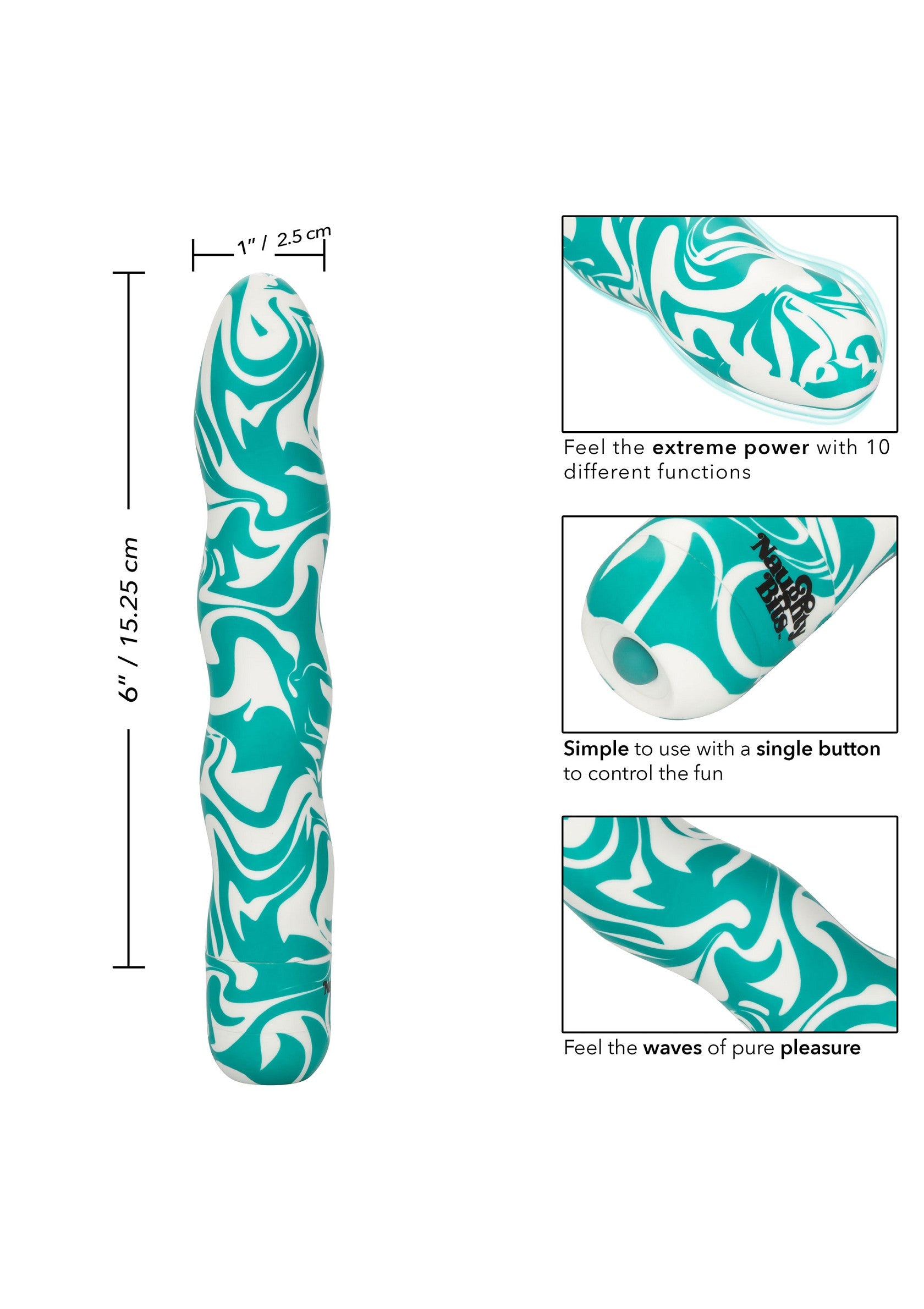 14194 calexotics naughty bits squiggle dick personal