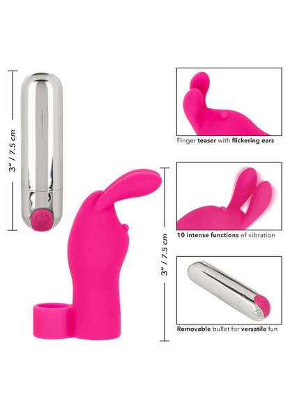14212 calexotics intimate play rechargeable finger bunny