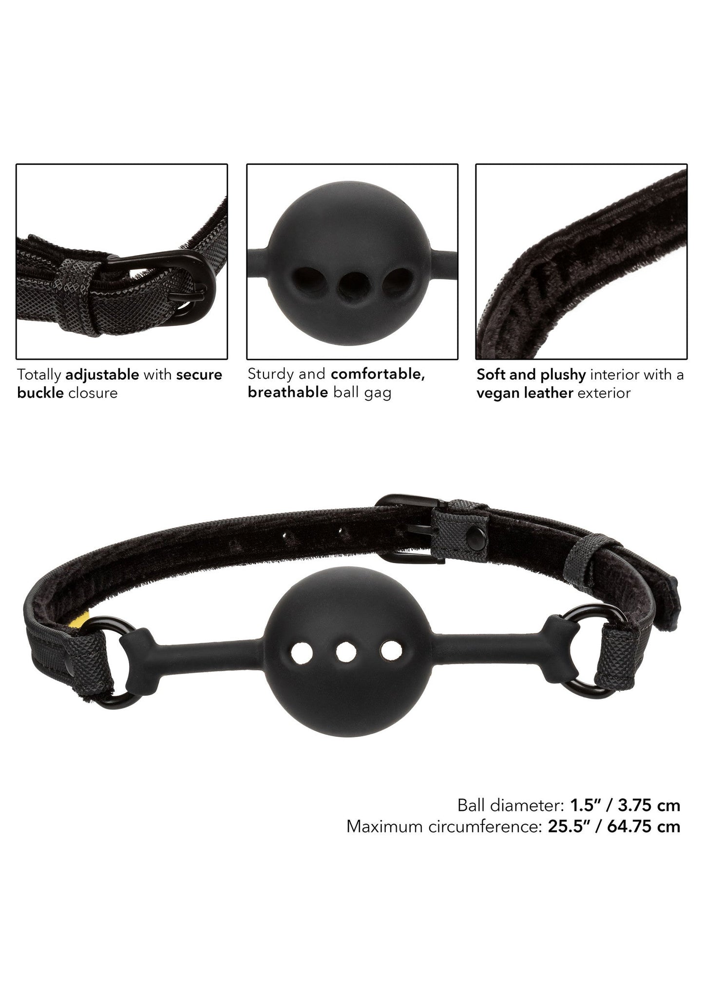 14227 calexotics boundless boundless breathable ball gag