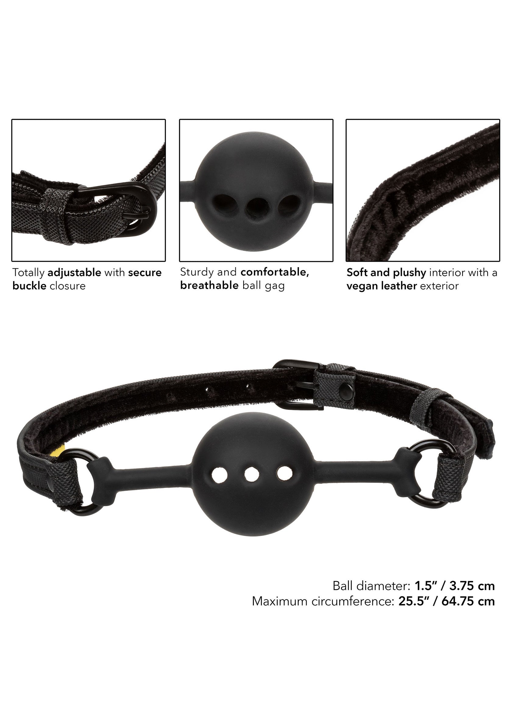 14227 calexotics boundless boundless breathable ball gag