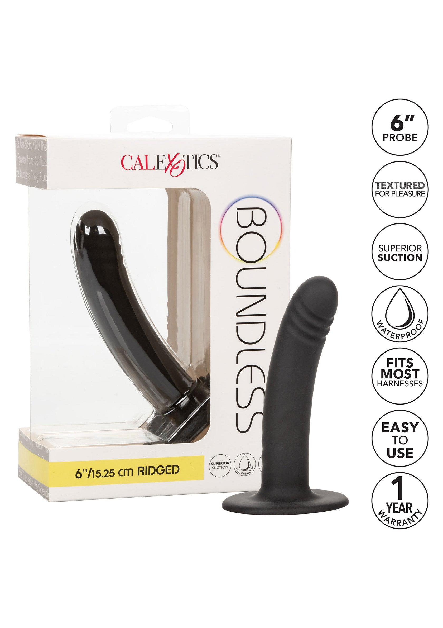 14234 calexotics boundless boundless 6 inch 1525cm ridged