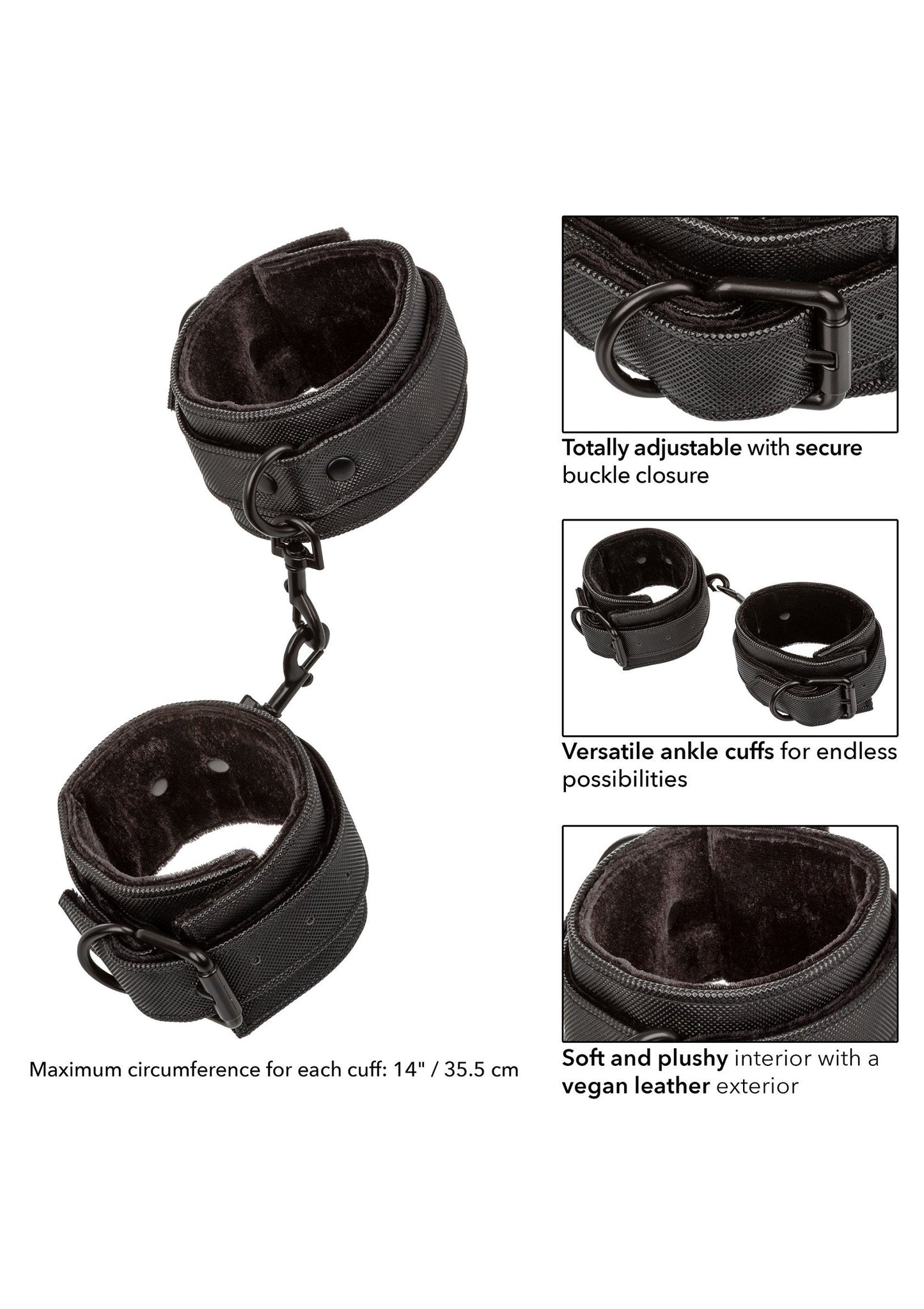 14243 calexotics boundless boundless ankle cuffs