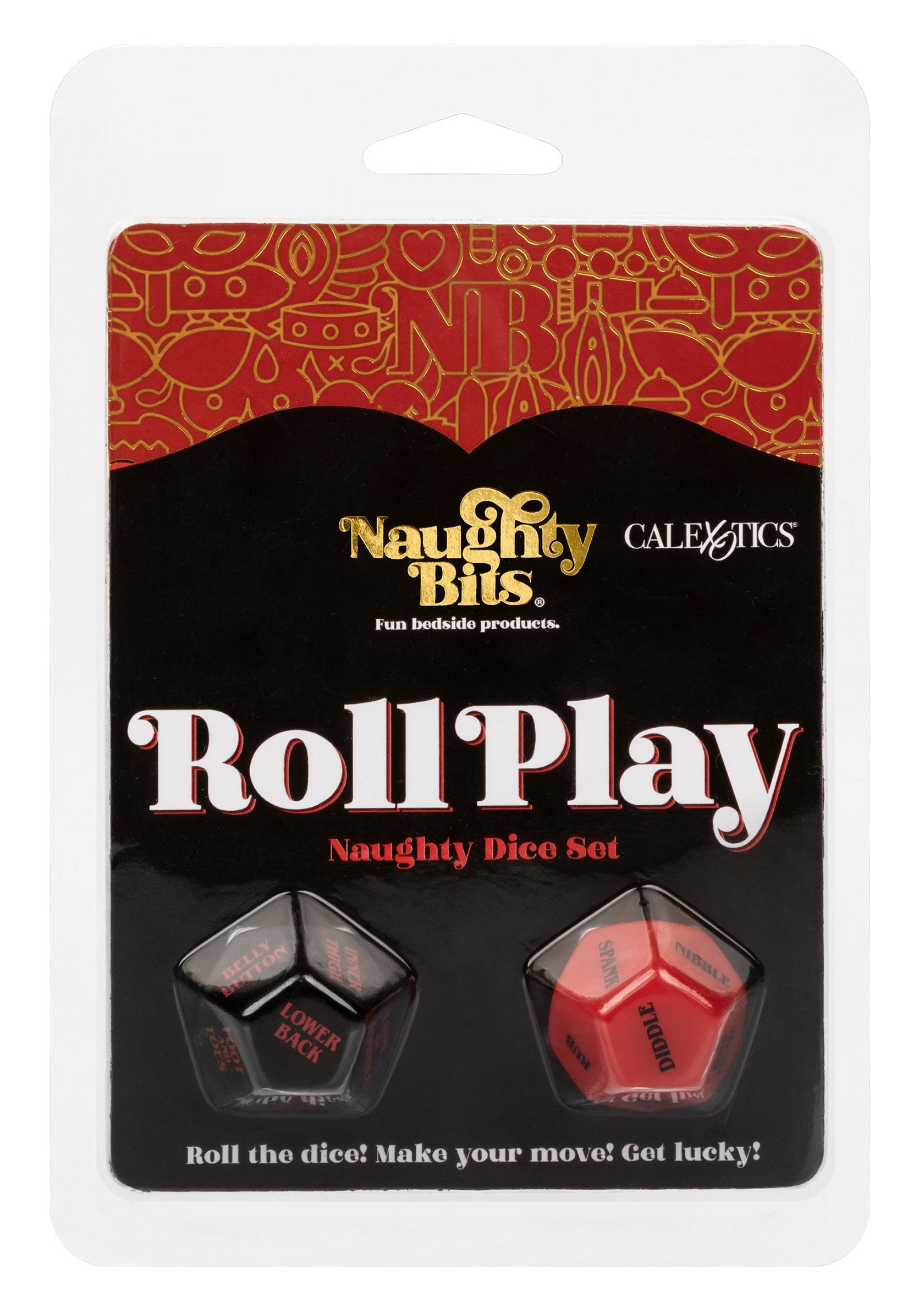 14263 calexotics naughty bits roll play naughty dice set