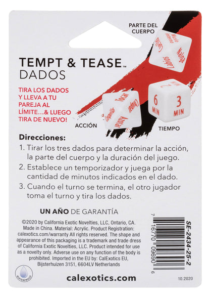 14264 calexotics tempt tease dados spanish