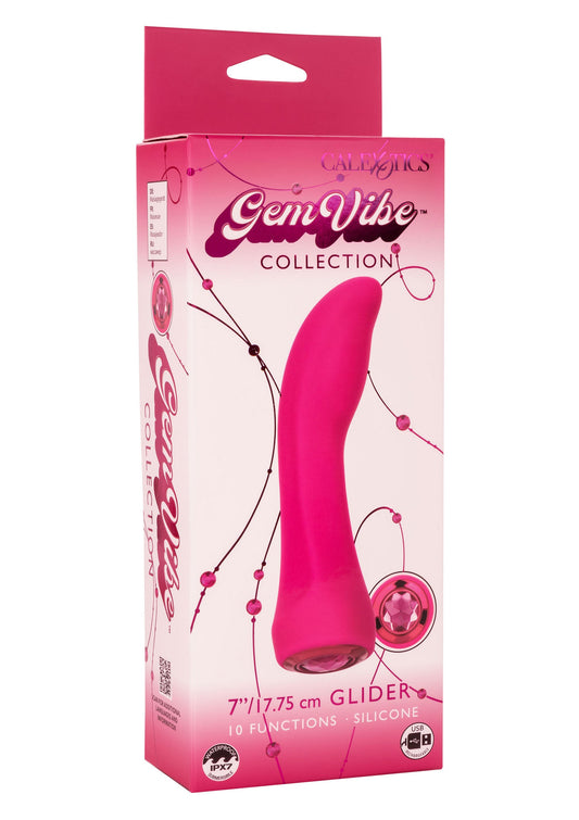 14328 calexotics gem vibe gem vibrator glider