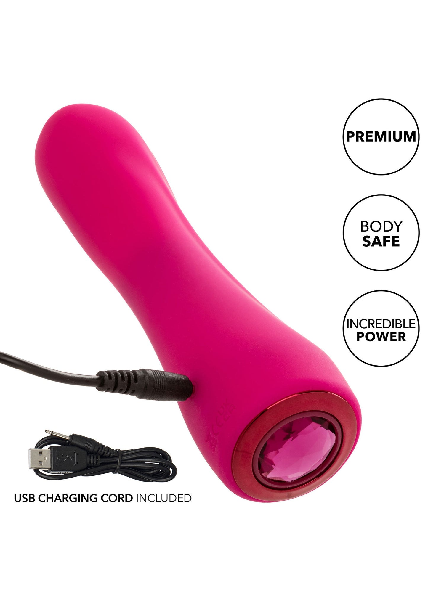 14328 calexotics gem vibe gem vibrator glider