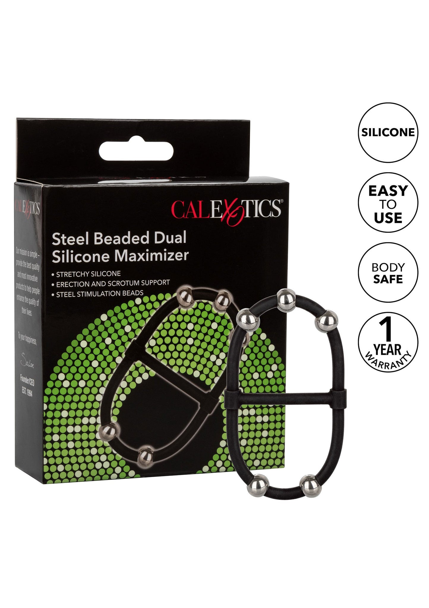 14551 calexotics rings beaded dual silicone maximizer