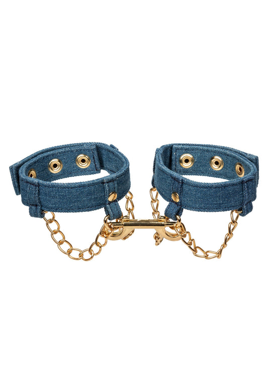 14646 calexotics ride em ride em denim ankle cuffs