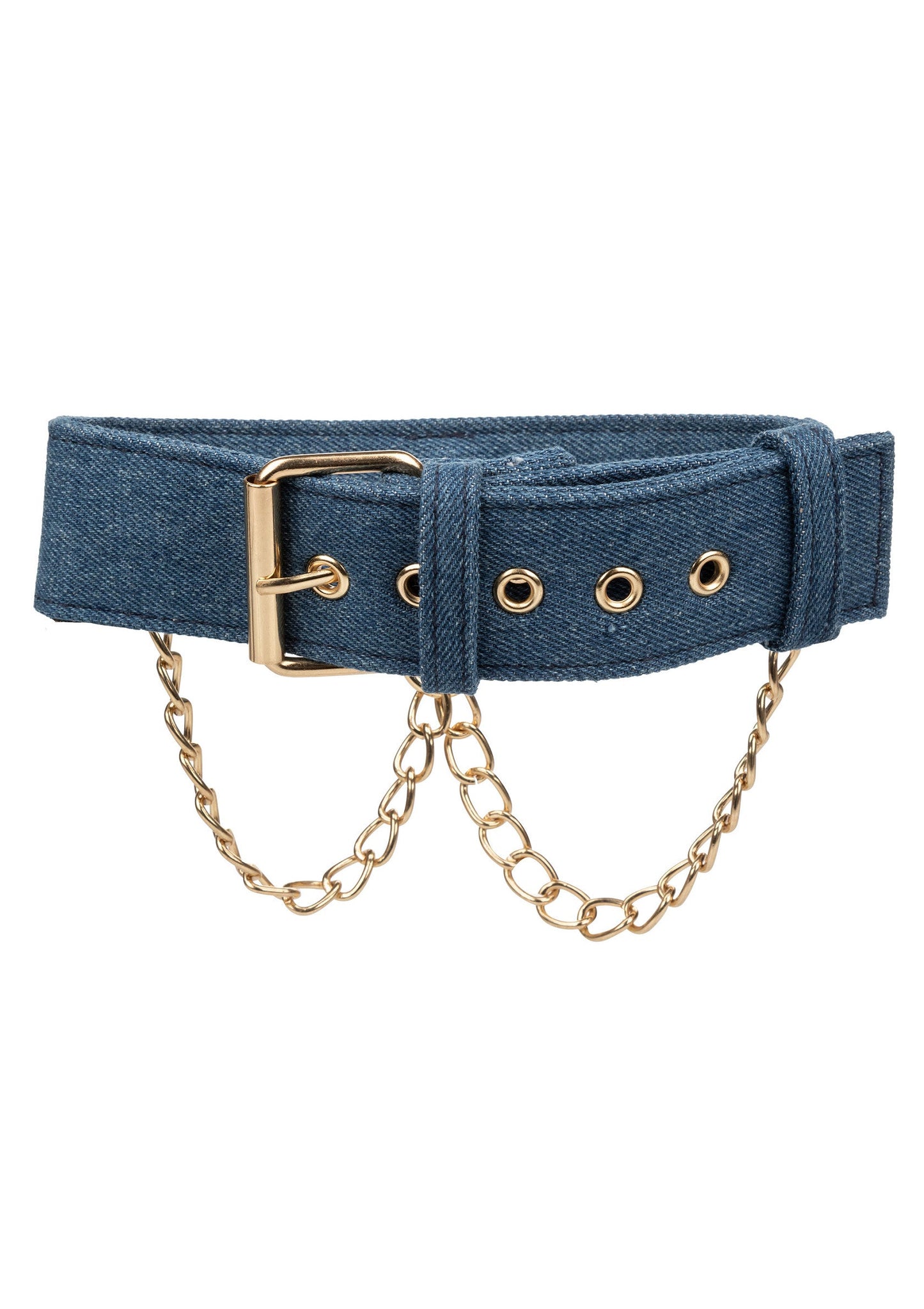 14647 calexotics ride em ride em denim collar leash
