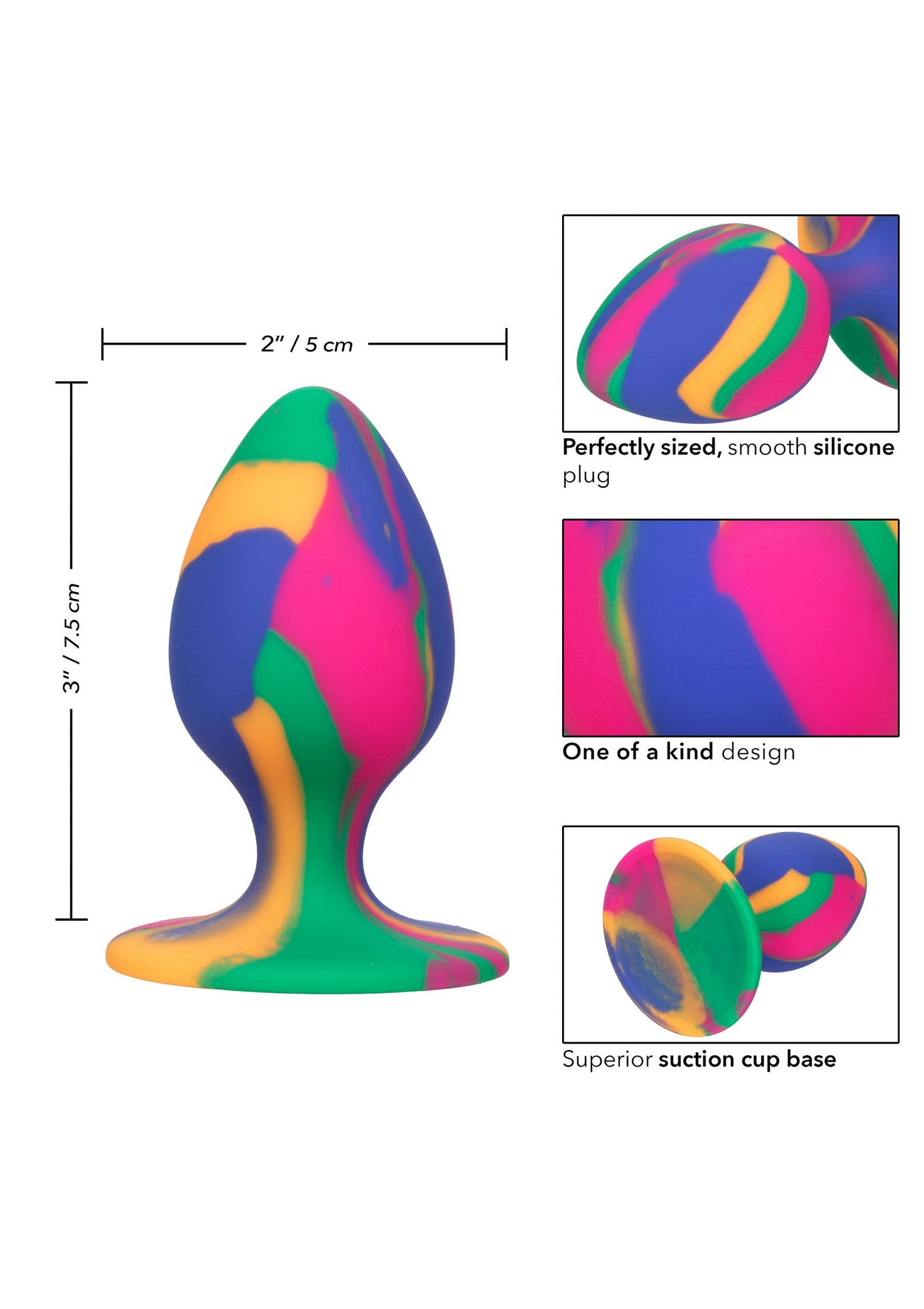 14650 calexotics cheeky cheeky medium tie dye plug