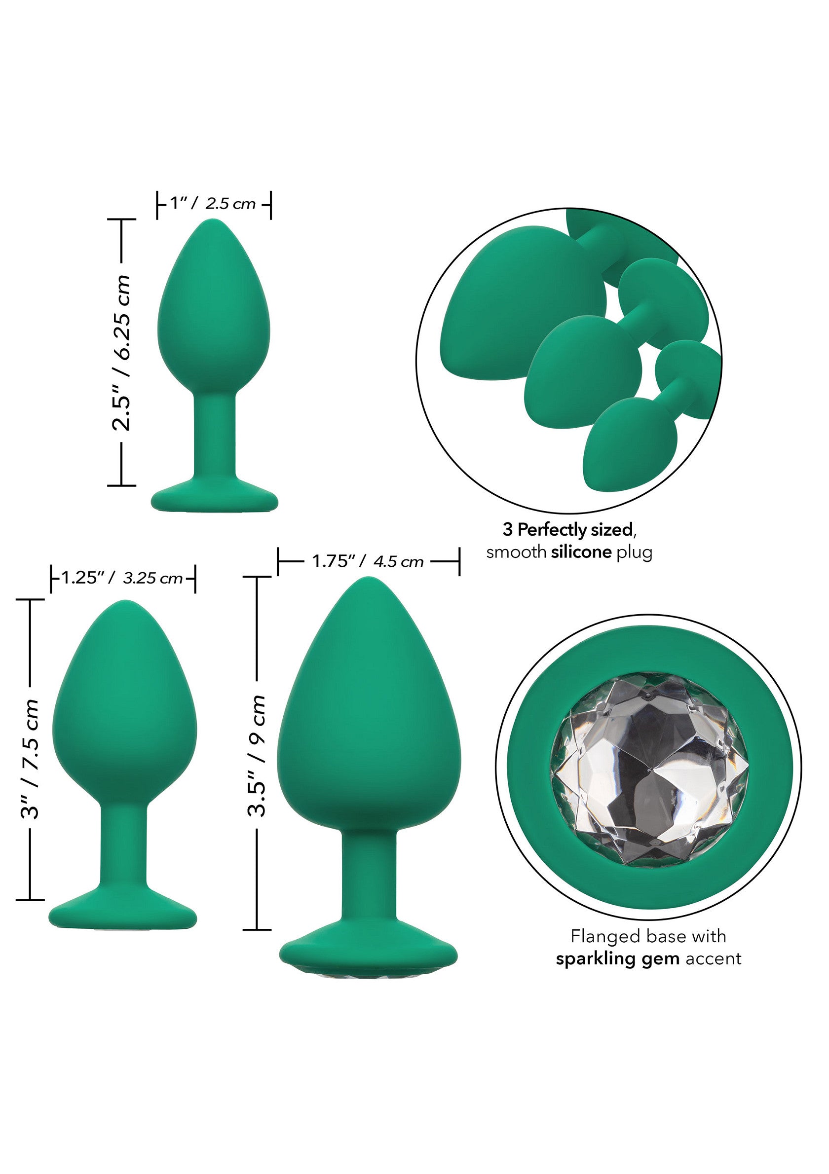 14654 calexotics cheeky cheeky gems 3 pcs