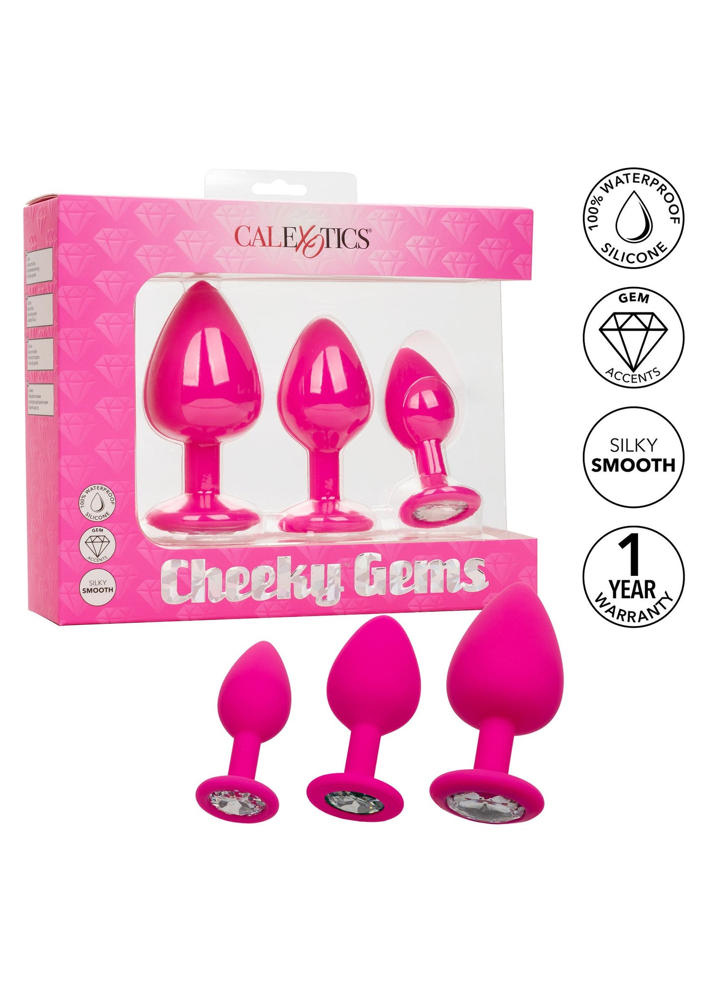 14654 calexotics cheeky cheeky gems 3 pcs