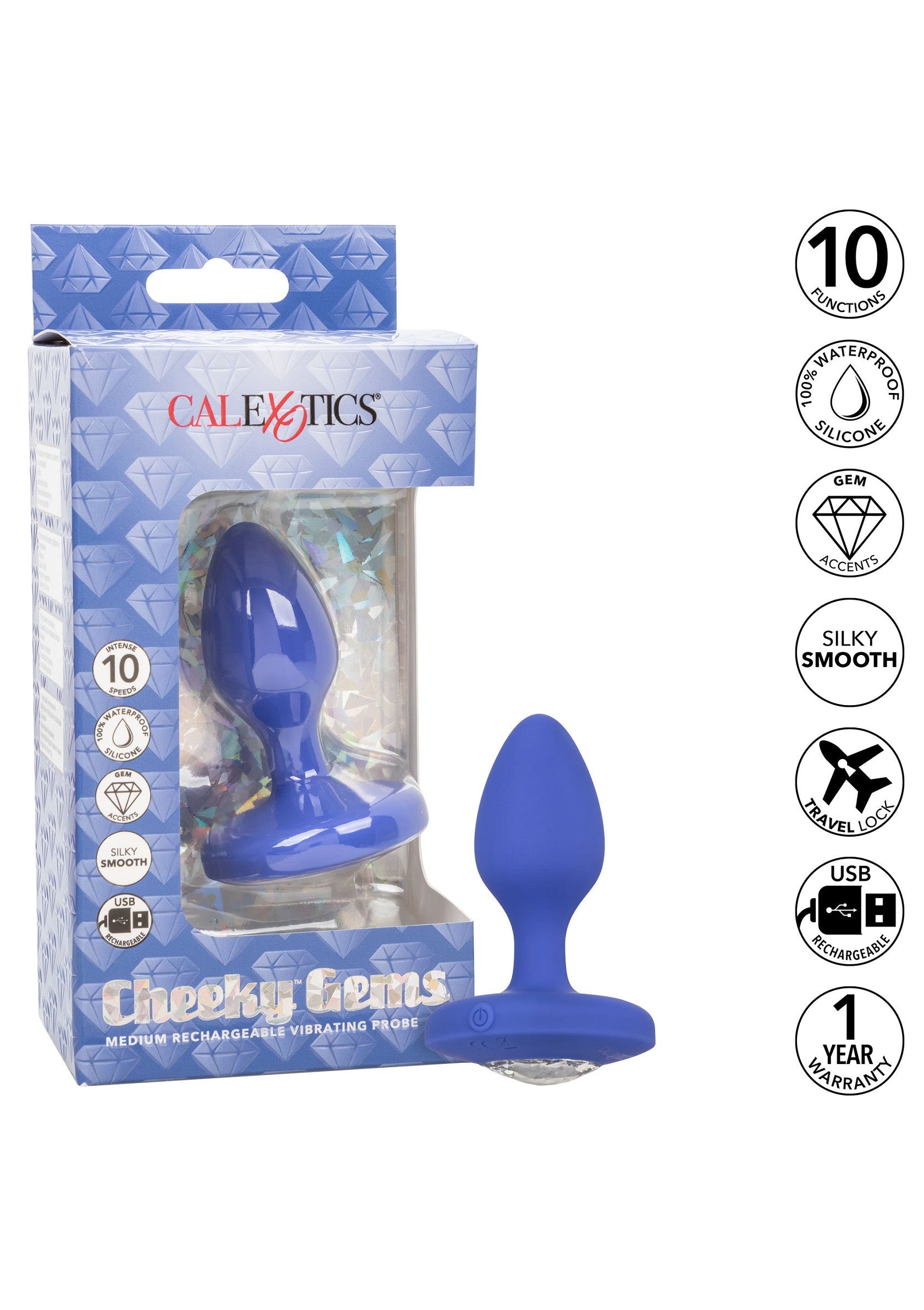 14658 calexotics cheeky vibrating probe medium