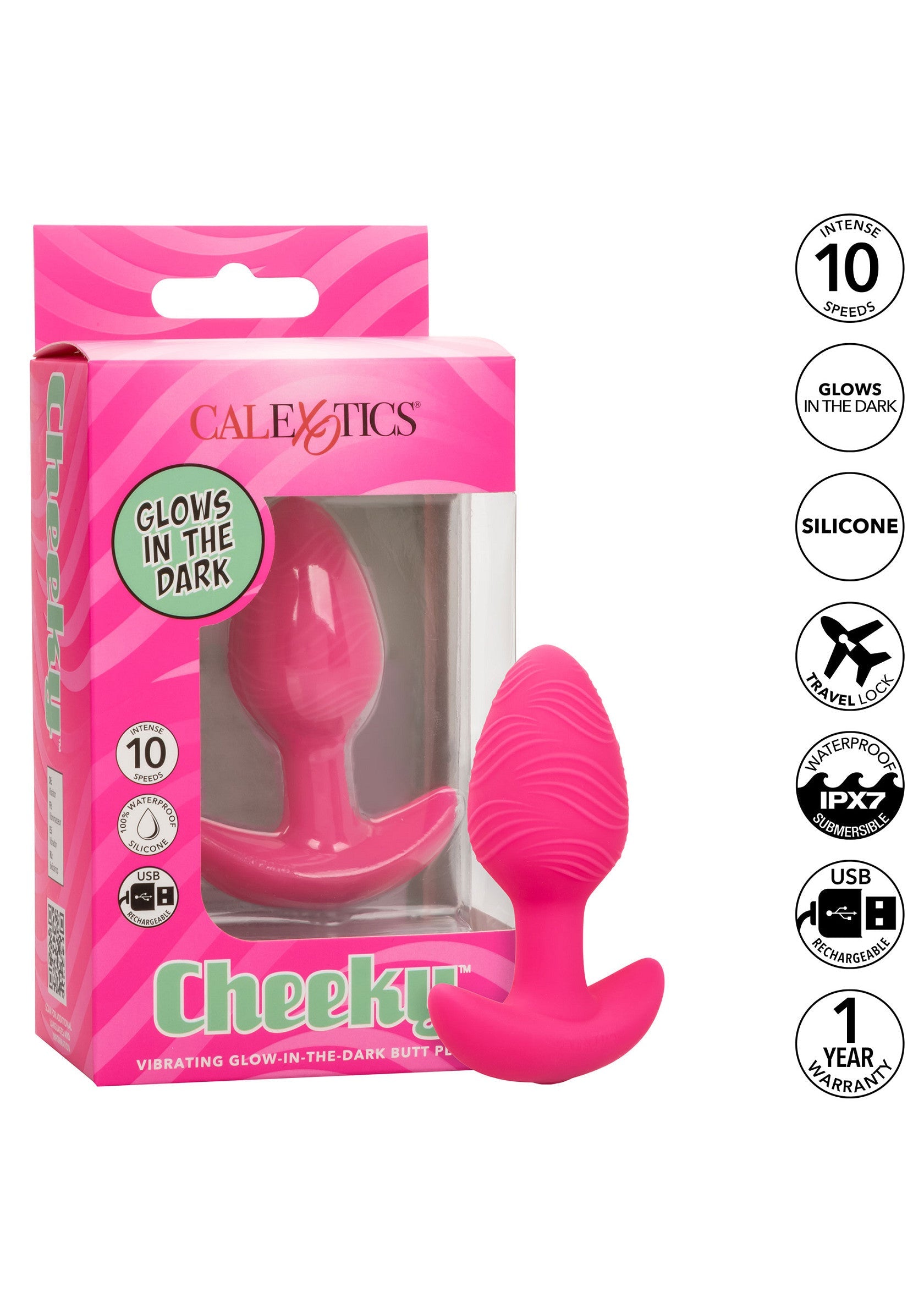 14659 calexotics cheeky cheeky glow vibrating plug s