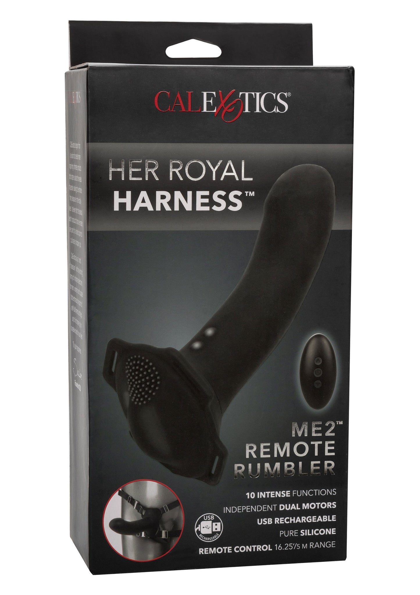 14691 calexotics her royal harness me2 remote rumbler
