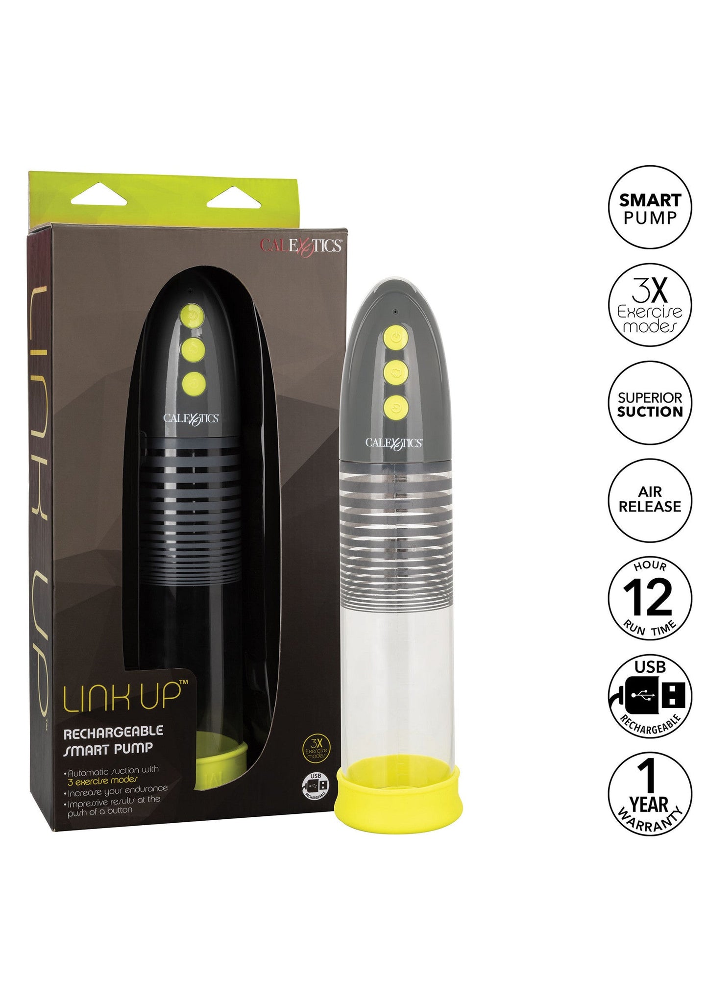 14703 calexotics link up link up rechargeable pump
