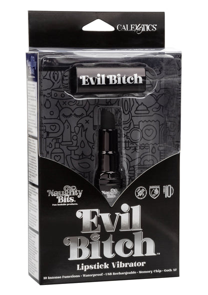 14720 calexotics naughty bits evil bitch lipstick vibrator