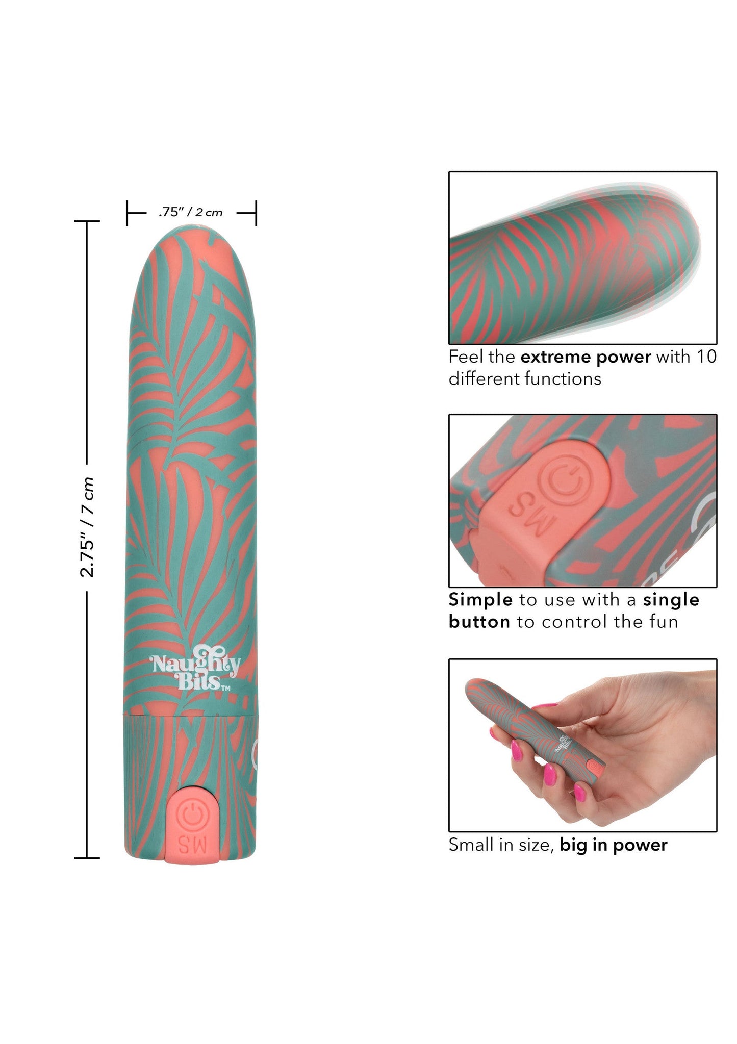 14722 calexotics naughty bits you do you mini massager