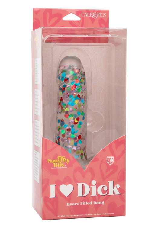 14727 calexotics naughty bits i love dick heart filled dong